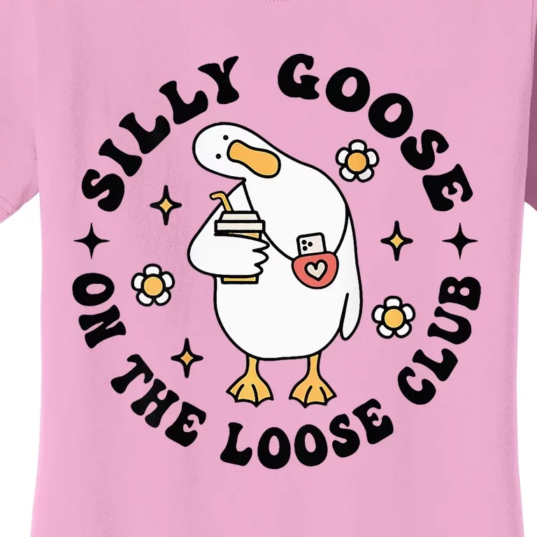 Silly Goose On The Loose Club Groovy Silly Goose Women's T-Shirt