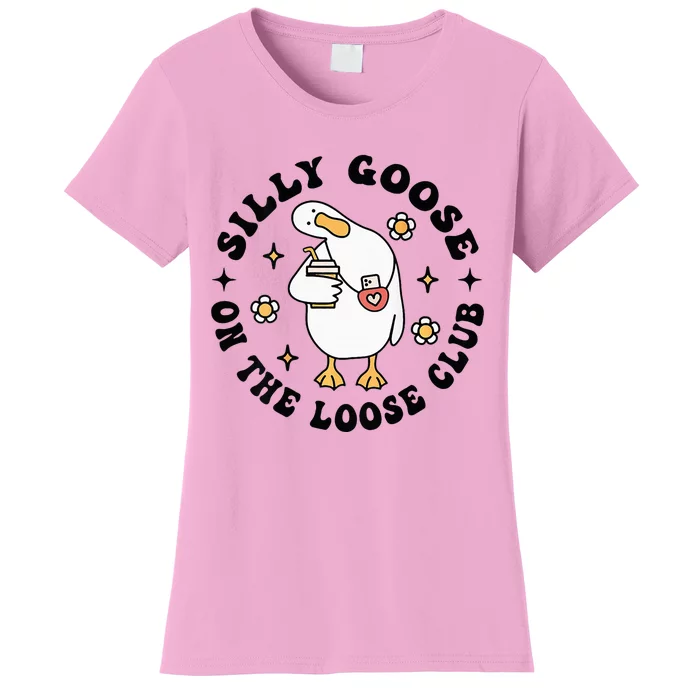 Silly Goose On The Loose Club Groovy Silly Goose Women's T-Shirt