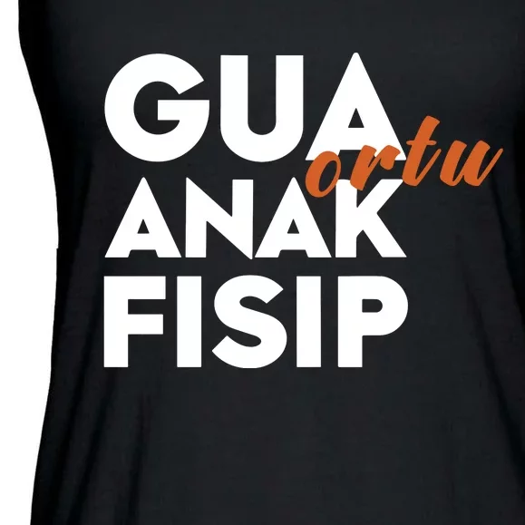 Slowthedive Gua Ortu Anak Fisip Ladies Essential Flowy Tank