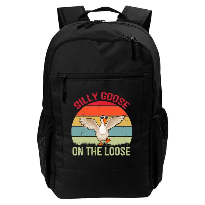 Silly Goose On The Loose Funny Saying Daily Commute Backpack