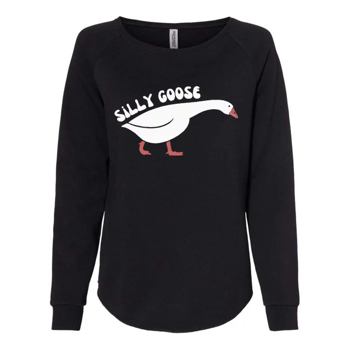 Silly Goose On The Loose Womens California Wash Sweatshirt