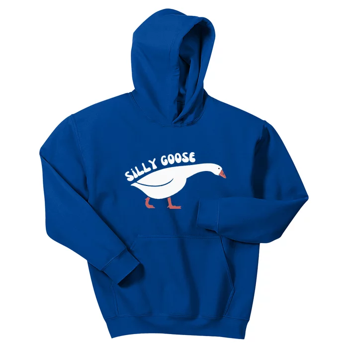 Silly Goose On The Loose Kids Hoodie