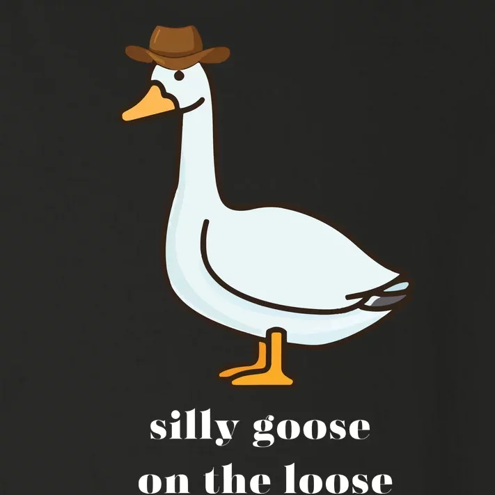 Silly Goose On The Loose Cowboy Duck Toddler Long Sleeve Shirt