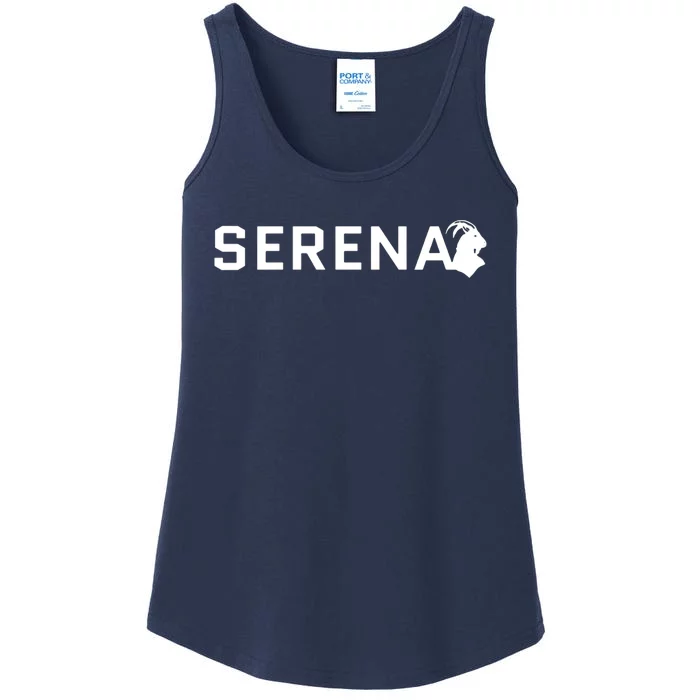 Serena Greatest Of All Time Goat Serena Williams Professional Tennis Player Ladies Essential Tank