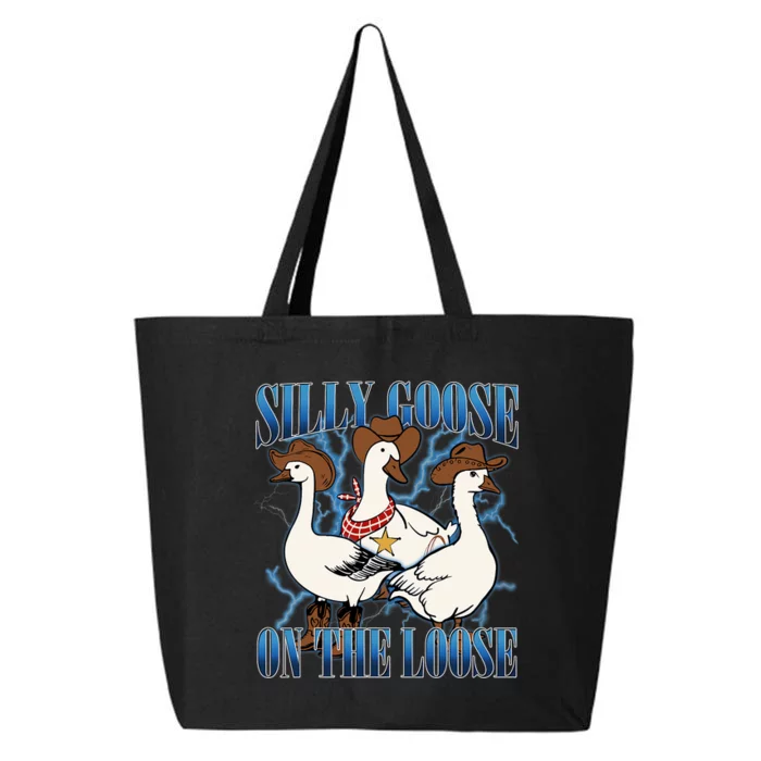 Silly Goose On The Loose Retro Groovy Silly Goose Club 25L Jumbo Tote