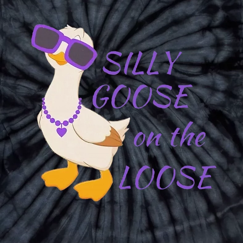 Silly Goose On The Loose Funny Tie-Dye T-Shirt