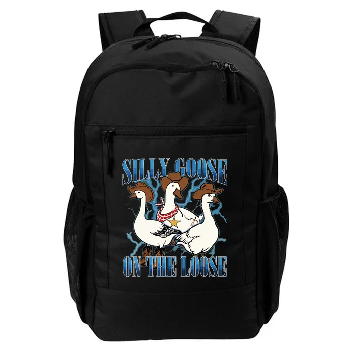 Silly Goose On The Loose Retro Groovy Silly Goose Club Daily Commute Backpack