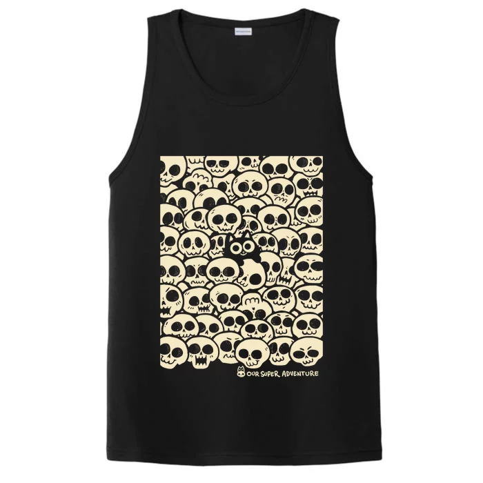 Sarah Graley Our Super Adventure Skull Cat Performance Tank