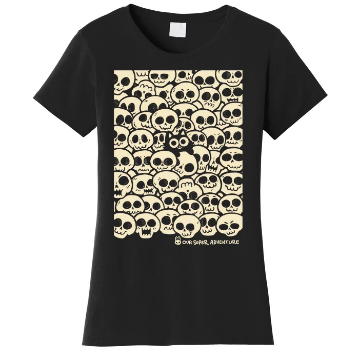 Sarah Graley Our Super Adventure Skull Cat Women's T-Shirt