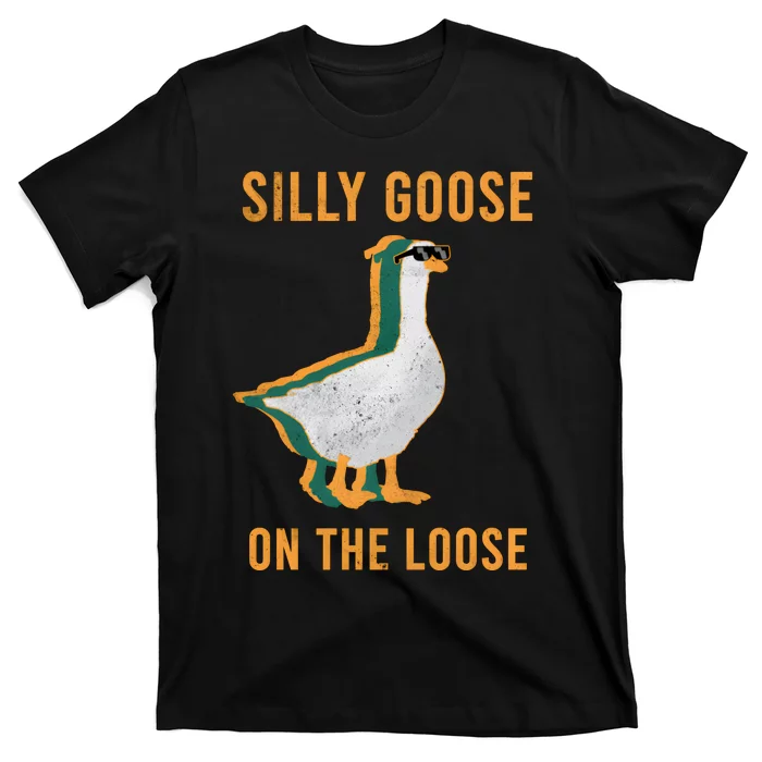 Silly Goose On The Loose Retro T-Shirt