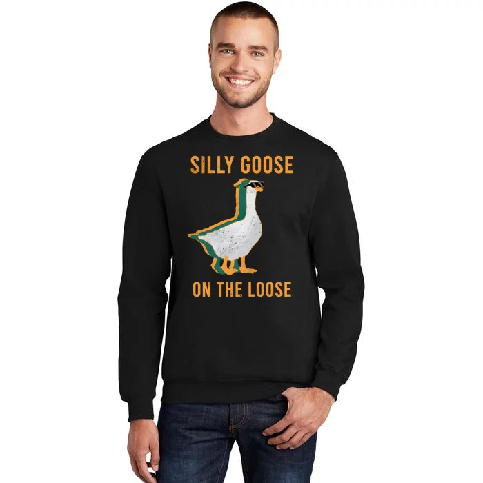 Silly Goose On The Loose Retro Tall Sweatshirt