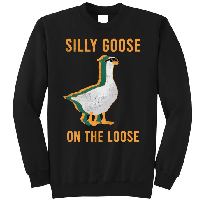 Silly Goose On The Loose Retro Tall Sweatshirt