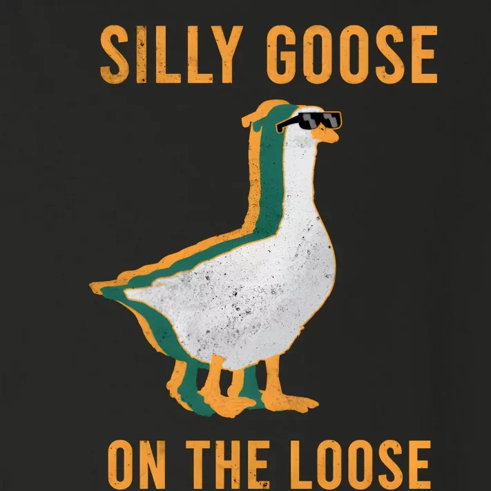 Silly Goose On The Loose Retro Toddler Long Sleeve Shirt