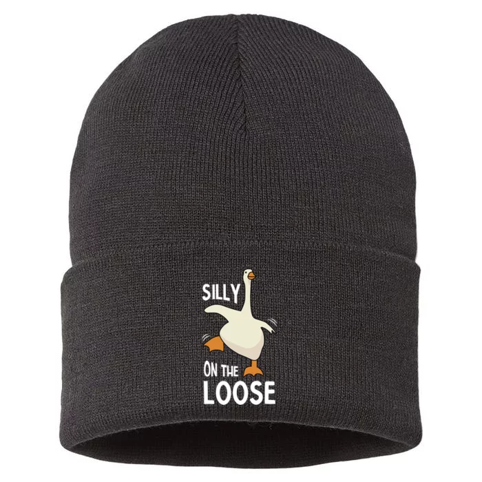 Silly Goose On The Loose Sustainable Knit Beanie