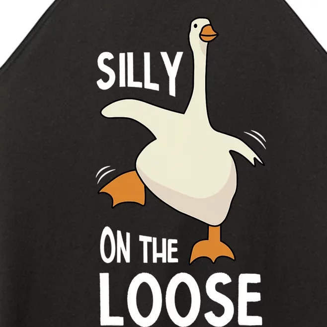 Silly Goose On The Loose Women’s Perfect Tri Rocker Tank