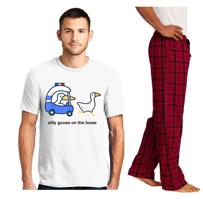 Silly Goose On The Loose Police Car And Duck Pajama Set