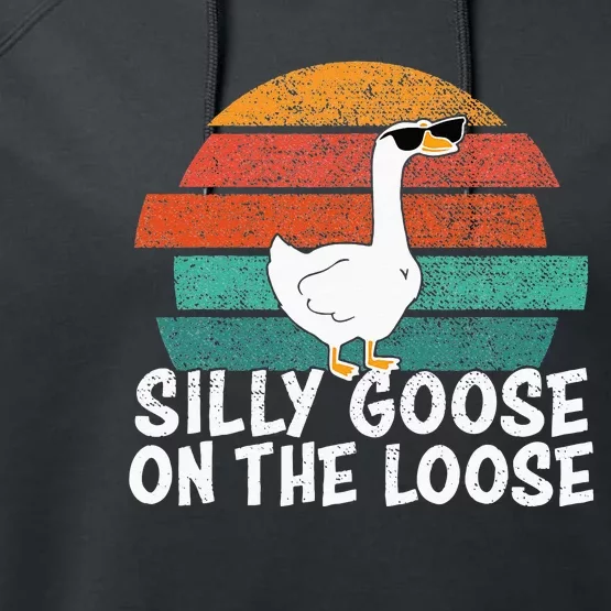 Silly Goose On The Loose Performance Fleece Hoodie