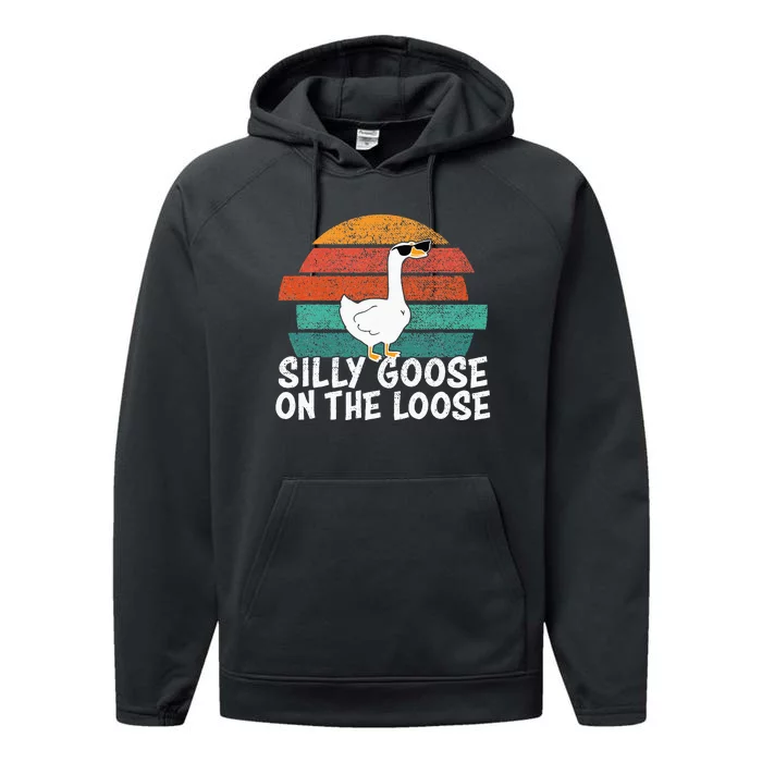 Silly Goose On The Loose Performance Fleece Hoodie