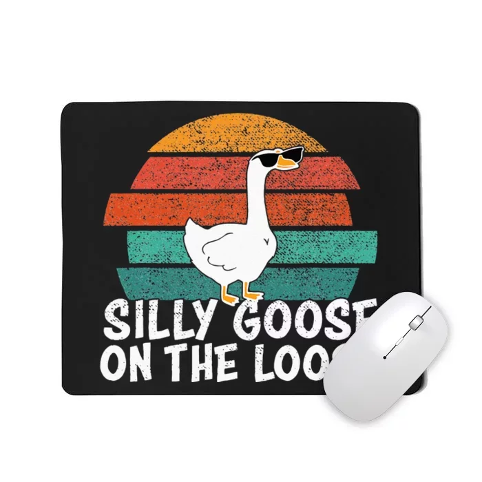 Silly Goose On The Loose Mousepad