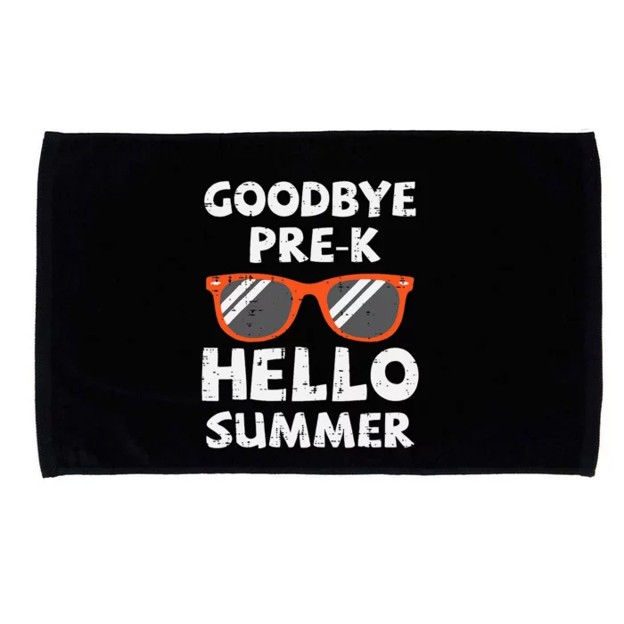 Sunglasses Goodbye Pre K Hello Summer Happy Last Day Microfiber Hand Towel