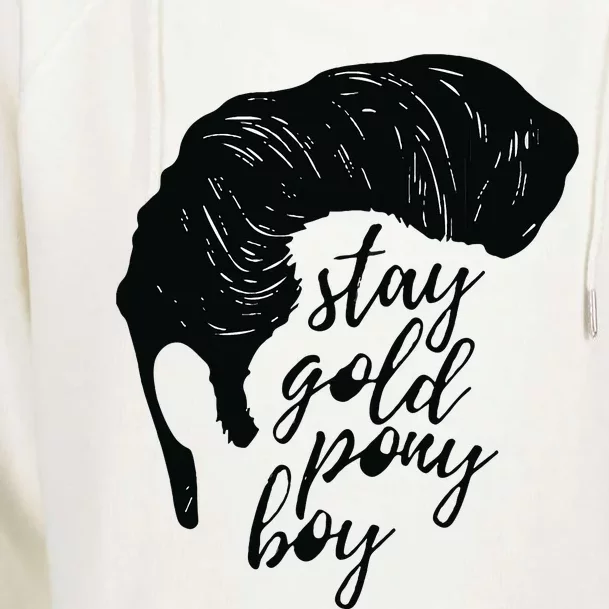 Stay Gold Ponyboy Womens Funnel Neck Pullover Hood