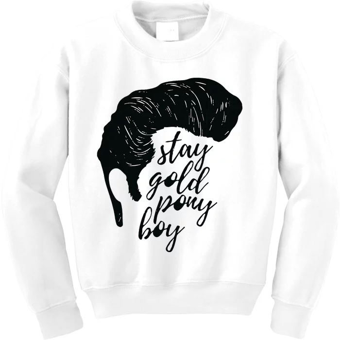 Stay Gold Ponyboy Kids Sweatshirt