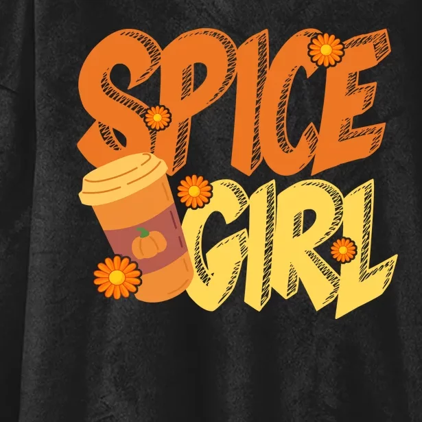 Spice Girl Pumpkin Coffee Lover Fall Hooded Wearable Blanket