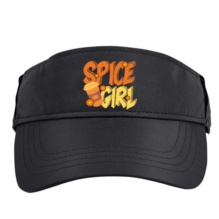 Spice Girl Pumpkin Coffee Lover Fall Adult Drive Performance Visor