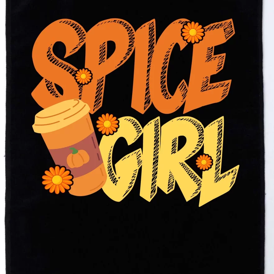 Spice Girl Pumpkin Coffee Lover Fall Platinum Collection Golf Towel