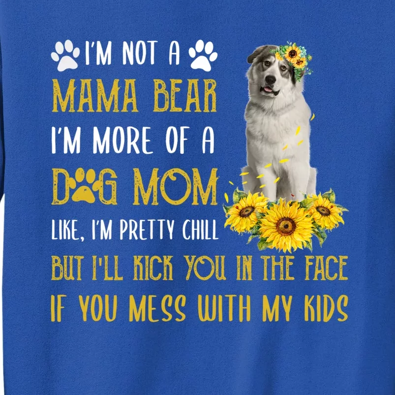 Sunflower Great Pyrenees Mom Mothers Day Dog Mom Gift Tall Sweatshirt