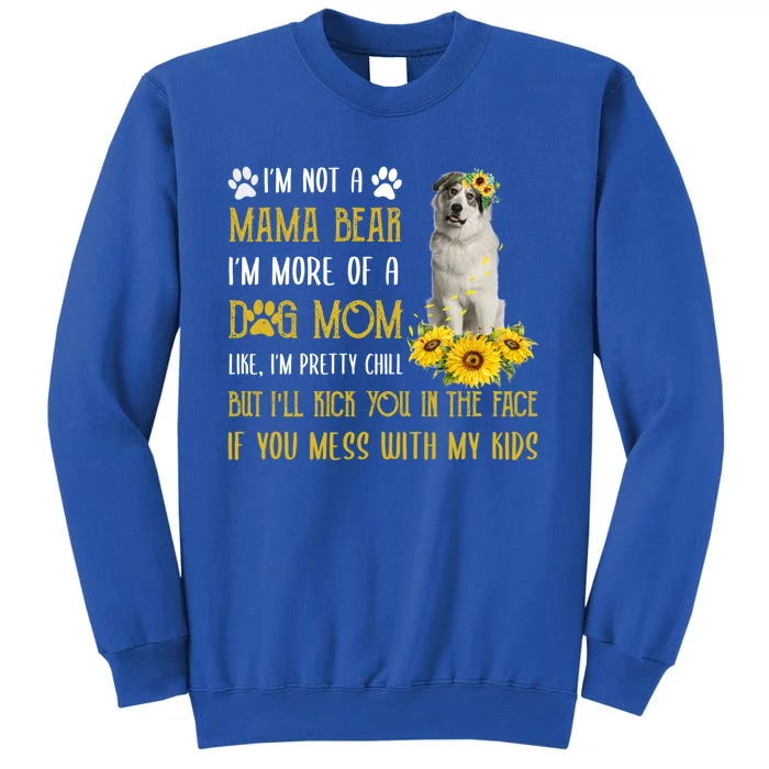 Sunflower Great Pyrenees Mom Mothers Day Dog Mom Gift Tall Sweatshirt