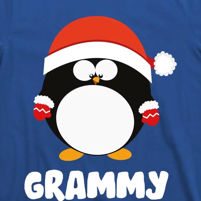 Santa Grammy Penguin Christmas Family Matching Costume Gift T-Shirt