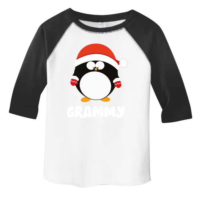 Santa Grammy Penguin Christmas Family Matching Costume Gift Toddler Fine Jersey T-Shirt