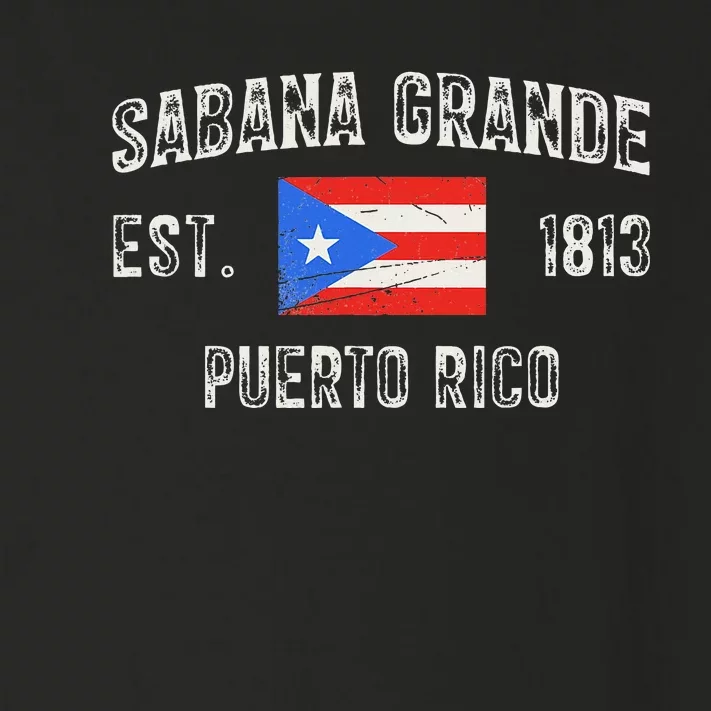 Sabana Grande Puerto Rico Est 1813 Toddler Long Sleeve Shirt