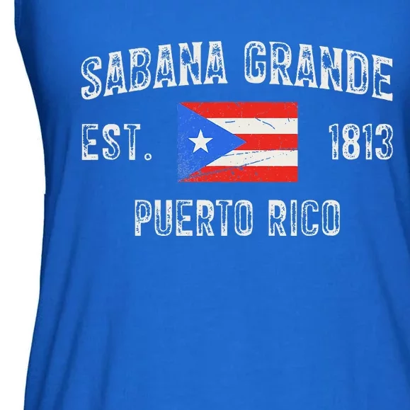 Sabana Grande Puerto Rico Est 1813 Puerto Rico Ladies Essential Flowy Tank