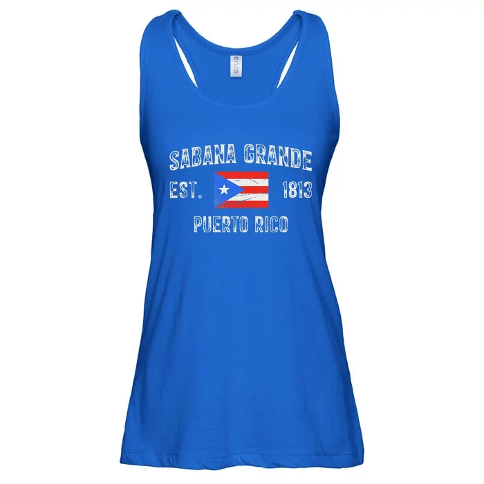 Sabana Grande Puerto Rico Est 1813 Puerto Rico Ladies Essential Flowy Tank