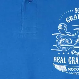 Some Grandpas Play Bingo Cool Grandpa Drive Motorcycle Funny Gift Meaningful Gif Softstyle Adult Sport Polo