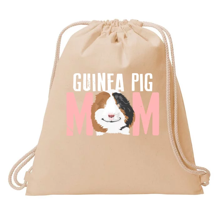 Sweet Guinea Pig Mom Meaningful Gift For Pet Owner Meaningful Gift Drawstring Bag