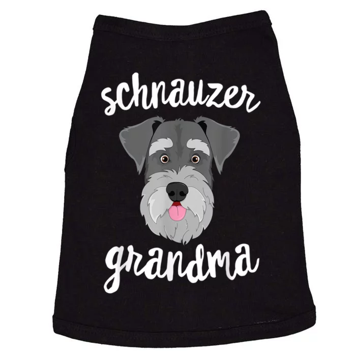 Schnauzer Grandma Pawma Dog Grandparents Grand Maw Doggie Tank