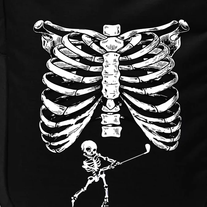 Skeleton Golf Pregnancy Halloween Golfing Golfer Impact Tech Backpack