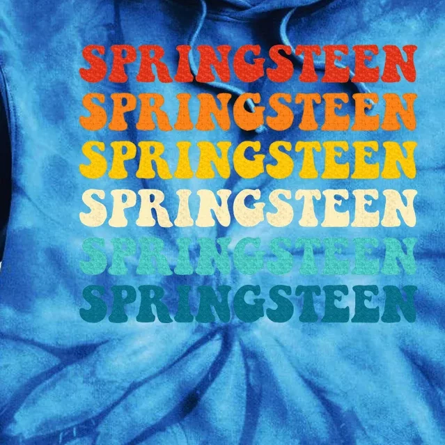 Springsteen Groovy Party Everyday Casual Tie Dye Hoodie