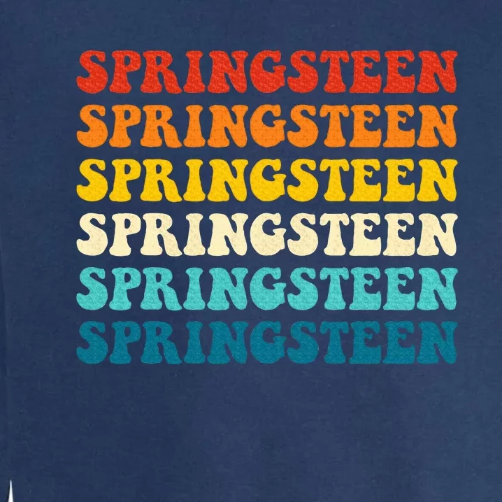 Springsteen Groovy Party Everyday Casual Garment-Dyed Sweatshirt