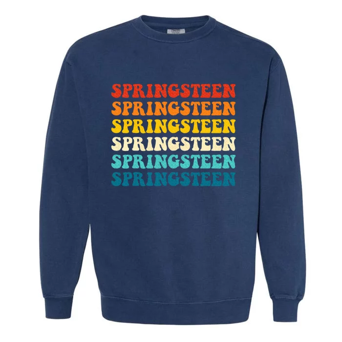 Springsteen Groovy Party Everyday Casual Garment-Dyed Sweatshirt