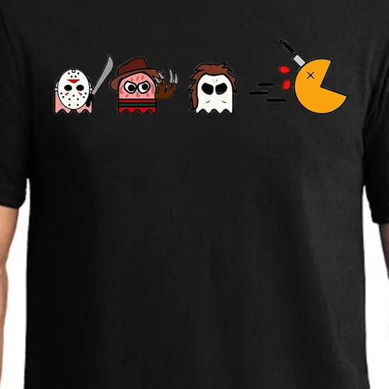 Spooky Gamer Parody Retro Halloween Horror Fun Pajama Set