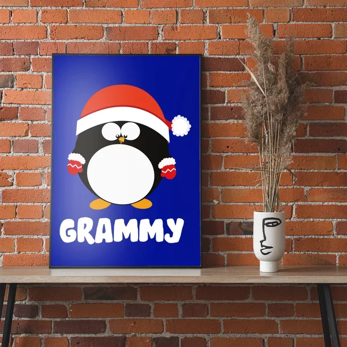 Santa Grammy Penguin Christmas Family Matching Costume Gift Poster