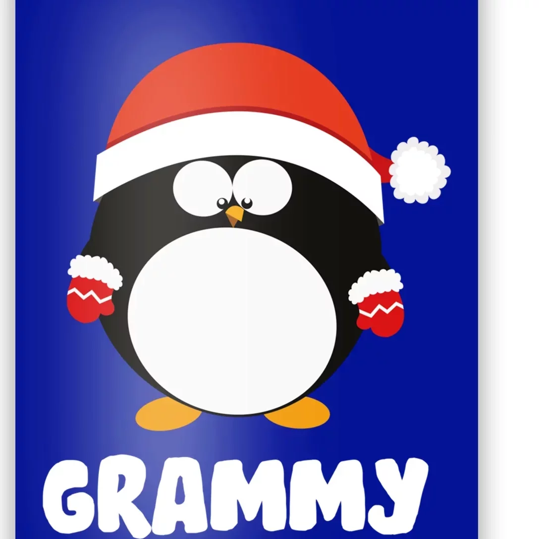 Santa Grammy Penguin Christmas Family Matching Costume Gift Poster