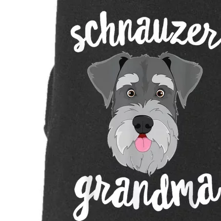 Schnauzer Grandma Pawma Dog Grandparents Grand Maw Doggie 3-End Fleece Hoodie