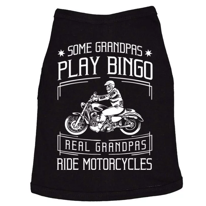 Some Grandpas Play Bingo Real Grandpas Ride Motorcycles Gift Doggie Tank