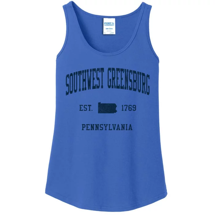 Southwest Greensburg Pa Vintage Athletic Sports Jsn1 Gift Ladies Essential Tank