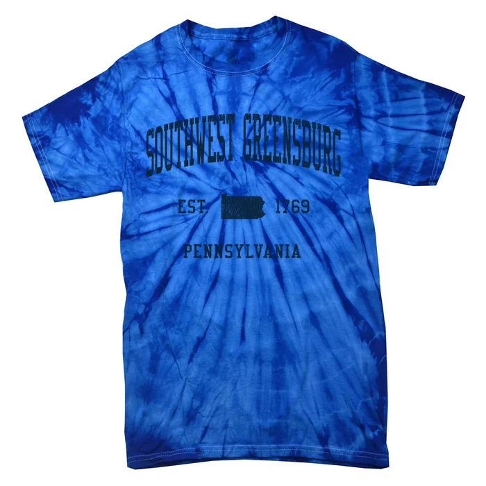 Southwest Greensburg Pa Vintage Athletic Sports Jsn1 Gift Tie-Dye T-Shirt